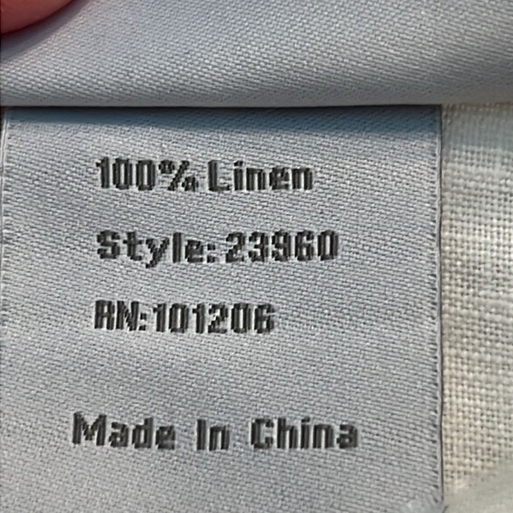 Soft Surroundings Jacket 100% linen ruffle S - Picture 8 of 9